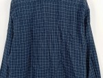Vorschaubild 4 von Herren Freizeithemd Langarm Kariert Blau Gr. 54 XXL Casual