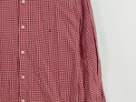 Vorschaubild 6 von Herren Freizeithemd Rot Kariert Gr. 50 L Baumwolle Regular Fit
