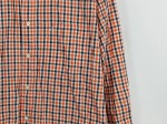 Vorschaubild 4 von Herren Freizeithemd Kariert Orange Langarm Gr. 54 XXL