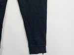 Vorschaubild 3 von Herren Jogginghose Schwarz Gr. 50 L Logo-Bund Reißverschluss
