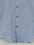 Vorschaubild 3 von Herren Business Hemd Blau Muster Gr. 50 L Regular Fit Baumwolle