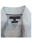 Vorschaubild 2 von Herren Freizeithemd Blau Gr. 48 M Kurzarm Slim Fit Punkte
