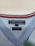 Vorschaubild 2 von Herren Pullover Blau Gr. 48 M V-Ausschnitt Baumwolle Seide