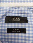 Vorschaubild 3 von Business Hemd Blau kariert Slim Fit Easy Iron Gr. 46;S