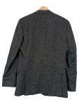 Vorschaubild 3 von Sakko Herren Gr. 48 M Grau Tweed Optik Kariert Business Blazer