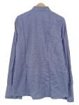 Vorschaubild 2 von Herren Business Hemd Blau Kariert Langarm Slim Fit Gr. 54 XXL