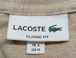 Vorschaubild 6 von Herren Langarm Poloshirt Beige Gr. 48 M Classic Fit Baumwolle