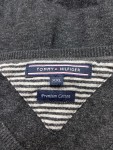 Vorschaubild 2 von Herren Pullover V-Ausschnitt Grau Meliert Gr. 54 XXL Baumwolle