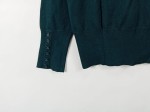 Vorschaubild 4 von Taifun Damen Pullover Grün Gr. 42 XL V-Ausschnitt Basic Zierknöpfe