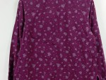 Vorschaubild 5 von Damen Hemdbluse Gr. 38 Lila Blumenmuster Casual Langarm