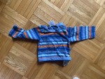 Vorschaubild 2 von Langarmshirt Pullover Kinder Gr. 50 Blau Gestreift