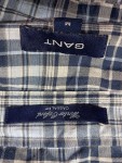 Vorschaubild 2 von Herren Freizeithemd Kariert Blau Weiß Gr. 48 M Casual Fit Baumwolle