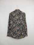 Vorschaubild 2 von Freizeithemd Herren Blau Tiger Print Langarm Hemd Gr. 36 S