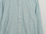 Vorschaubild 3 von Herren Business Hemd Blau Gestreift Gr. 52 XL Baumwolle Regular Fit