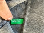 Vorschaubild 4 von Poloshirt Damen Grau Gr. 40 L Kurzarm Baumwolle