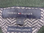 Vorschaubild 3 von Herren Pullover V-Ausschnitt Grün Gr. 48 M Baumwolle Kaschmir
