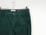 Vorschaubild 2 von Damen Cordhose Linde W32 L32 Grün Straight Cropped