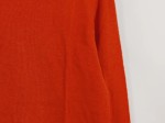 Vorschaubild 2 von Herren Pullover Gr. 48 M Orange Waffelstrick Rundhals Baumwolle