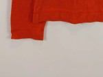 Vorschaubild 3 von Herren Pullover Gr. 48 M Orange Waffelstrick Rundhals Baumwolle
