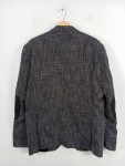 Vorschaubild 2 von Herren Sakko Kariert Grau Gr. 54 XXL Ellbogen-Patches Klassisch