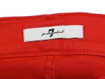 Vorschaubild 6 von Damen Jeans Shorts W30 Rot Fransen Saum
