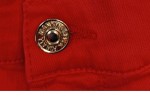 Vorschaubild 4 von Damen Jeans Shorts W30 Rot Fransen Saum