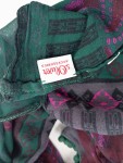 Vorschaubild 3 von Damen Schal Tuch Mehrfarbig Paisley Muster Pompons Bohemian 84x84 cm