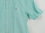 Vorschaubild 4 von Herren Freizeithemd Kurzarm Hemd Grün Gr. 50 L Button-Down