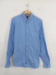 Vorschaubild 7 von Freizeithemd Herren Gr. 50 Blau Casual Slim Fit Langarm