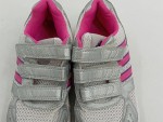 Vorschaubild 3 von Mädchen Lauflernschuhe Sneaker Klettverschluss Silber Pink Gr. 33