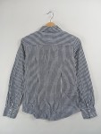 Vorschaubild 2 von Hemdbluse Damen Gr. 34 XS Blau Kariert Langarm Baumwolle