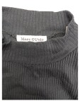 Vorschaubild 3 von Damen Pullover Gr. 40 L Blau Rippstrick Stehkragen Langarm Basic