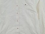 Vorschaubild 4 von Damen Hemdbluse Weiß Gr. 36 S Langarm Logo Klassisch Baumwolle
