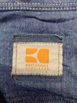 Vorschaubild 3 von Orange Herren Freizeithemd Gr. 46 S Blau Baumwolle Langarm