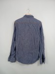 Vorschaubild 5 von Orange Herren Freizeithemd Gr. 46 S Blau Baumwolle Langarm