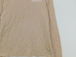 Vorschaubild 6 von Damen Langarmshirt Gr. 42 XL Beige Casual Schriftzug Baumwolle