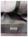 Vorschaubild 2 von Herren Sakko Gr. 52 XL Grau Business Anzugjacke mit Blumenbrosche