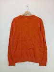 Vorschaubild 4 von Herren Pullover V-Ausschnitt Orange Gr. 50 L Baumwolle Kaschmir