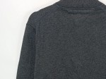 Vorschaubild 6 von Herren Strickjacke Cardigan Grau Gr. 52 XL Baumwolle Kaschmir