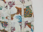 Vorschaubild 4 von Seidenrock Blumenmuster Boho Fransen Midirock Damen Gr. 36 S