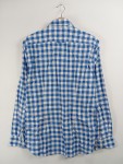 Vorschaubild 2 von Herren Freizeithemd Hemd Kariert Blau Gr. 50 L Slim Fit