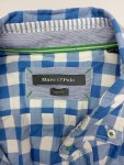 Vorschaubild 3 von Herren Freizeithemd Hemd Kariert Blau Gr. 50 L Slim Fit