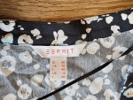 Vorschaubild 2 von Damen Bluse Gr. 36 S Schwarz Blumenmuster Langarm Viskose Casual
