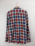 Vorschaubild 2 von Freizeithemd Herren Gr. 50 L Kariert Mehrfarbig Langarm Button-Down