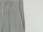 Vorschaubild 4 von Damen Langarmshirt Grau Gr. 40 L Knopfleiste Viskose