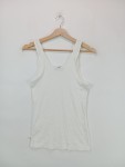 Vorschaubild 3 von Damen Top Tanktop Rippstrick Basic Weiß Gr. 38 M
