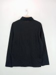 Vorschaubild 3 von Herren Langarm Poloshirt Schwarz Gr. 48 M Logo Casual