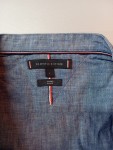 Vorschaubild 2 von Herren Freizeithemd Blau Gr. 50 L Stehkragen Leinenoptik