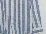 Vorschaubild 4 von Freizeithemd Herren Gr. 56 3XL Blau Gestreift Leinen Baumwolle