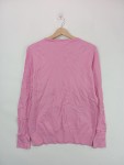 Vorschaubild 3 von Damen Pullover V-Ausschnitt Pink Gr. 46 3XL Baumwolle Logo